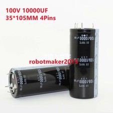 100V 10000μF 10000MFD 4Pins Electrolytic Capacitors For Audio