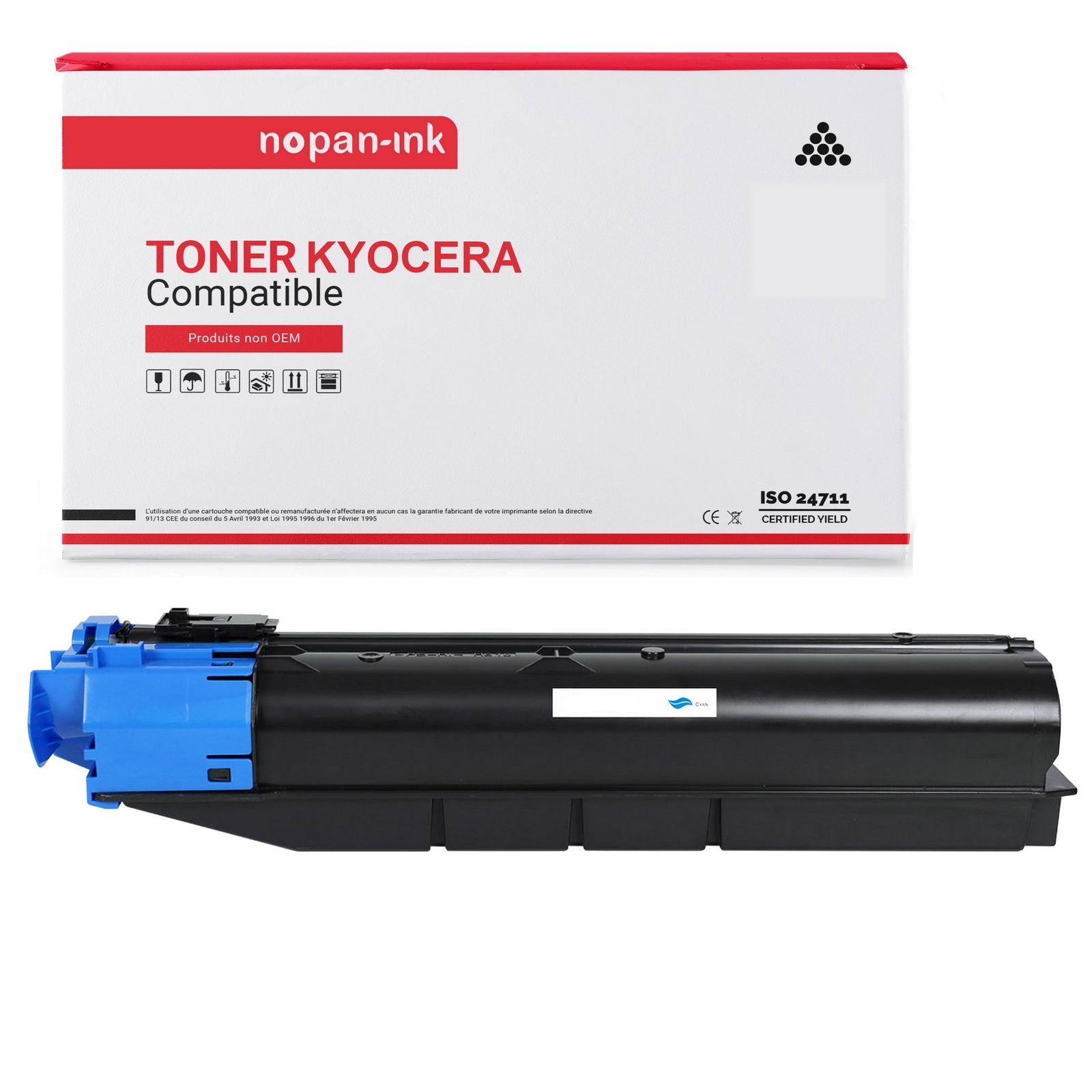 Toner TK8305C cyan compatible Kyocera imprimante laser NOPAN-INK