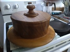 Vintage Lazy Susan Cake Stand With Lid