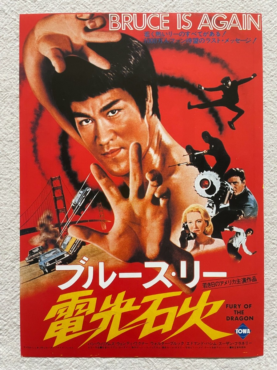 Fury of the Dragon 1976 Movie Flyer Japan Chirashi Mini poster B5