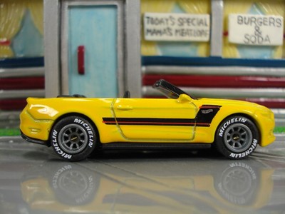 Hot Wheels 2015 Ford Mustang Gt Convertible Custom Gray Wheels Michelin Tires Ebay