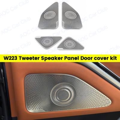 Door Speaker Cover Decoration For Mercedes W223 S-Class 2021-2024