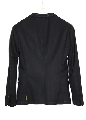 Armani Jeans Golden Blue Couture 30 Anniversario one button lined