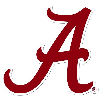 Alabama Crimson Tide Vinyl Logo Auto Decal NCAA Licensed
