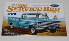 MOEBIUS 1967 F-100 SERVICE BED  1239 ⭐PARTS⭐ INSTRUCTION BOOKLET 1:25