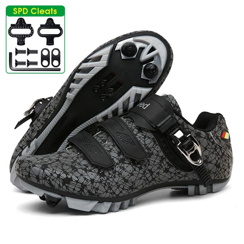 MTB Schuhe Außen Rennen Rennrad Mit SPD Stollenschuhe Herren Mountainbike Schuhe - Bild 9 von 38