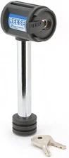 NEW REESE 7057230 EZ ACCESS II CHROME CLASS III-V RECEIVER LOCK