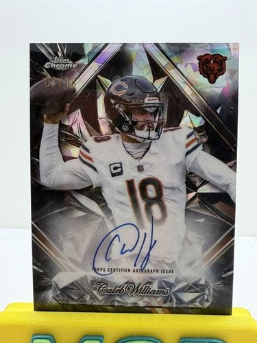2025 Topps Chrome Caleb Williams Chrome Autographs (RAW)