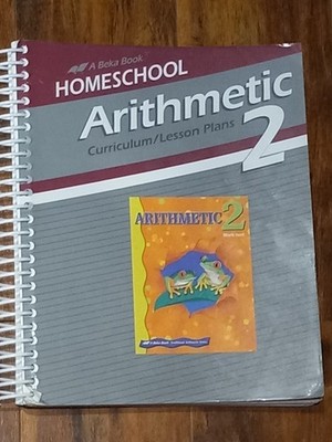 A Beka Book Homeschool Elementary 2nd Grade Arithmetic 2 Daily Curriculum Plans