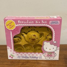 Vintage Hello Kitty Toy Porcelain Tea Set 2000 Sanrio Y2K New Open Box Rare