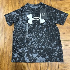 Image of Under Armour Youth Boy's X-Small UA Tech Big Logo Shirt Black msrp $25