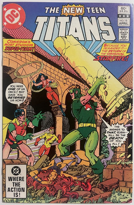 The New Teen Titans #18 [DC, April 1982, Good Condition]