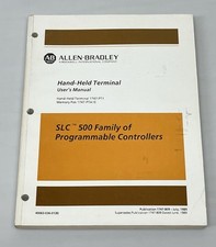 Allen-Bradley SLC 500 Hand-Held Terminal User's Manual Programmable Controllers
