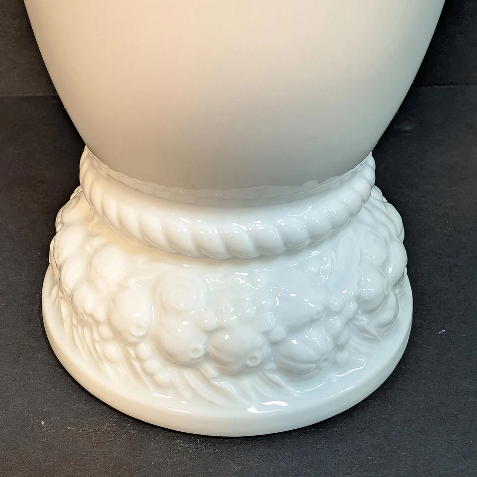 Jarrón blanco vintage Rosenthal Maria Weiss colección rosa clásica Alemania Foto 2 de 4