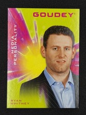Ryan Whitney 2021 Goodwin Champions Goudey NEON VARIATION SP Penguins Boston U
