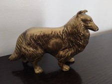 Beautiful Vintage Solid Brass Rough Collie