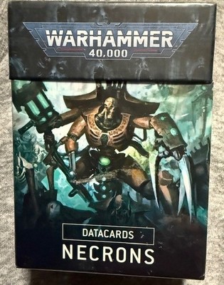 Warhammer 40K - DATACARDS - Necrons 9th edition   NEW/FREE SHIPPING (US)