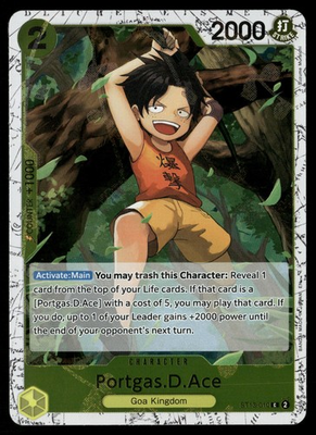 #ad #ad Portgas.D.Ace Pirate Foil Foil C Premium The Best Vol. 2 ST13 010 NM $1.89