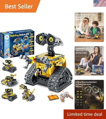 Interactive STEM Coding Robot Kit   473 Pieces of Creative Fun for Ages 8+