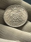 1909A Drei Mark Wilhelm II Deutscher Kaiser. Silver. — photo 3