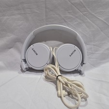 4D Sony MDR-ZX110 ZX Series Wired On-Ear Headphones White 3.5mm Jack