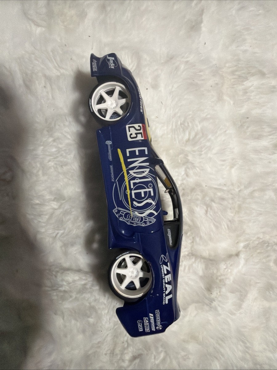 Jada Toys Import Racer Toyota Supra 1:18 Diecast Model Blue/Yellow