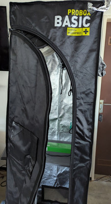 Garden Highpro Probox Basic Growzelt Indoor schwarz, silber Mylar, faltbar Set
