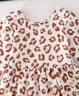 Share NEW Boutique Cheetah Leopard Animal Print Girls Long Sleeve Dress 3-4 — photo 2