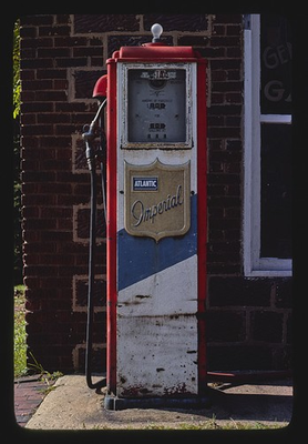#ad Photo:Atlantic gas pump white Rt. 201 Flatwoods Pennsylvania $12.99