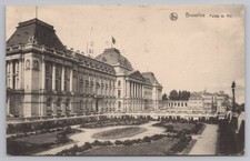 Bruxelles Palais du Roi Belgium Postcard 1926