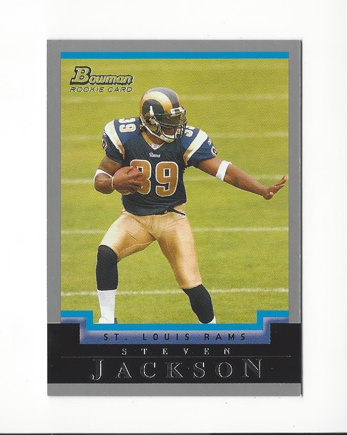 2004 Bowman #260 Steven Jackson RC Rookie Rams Falcons