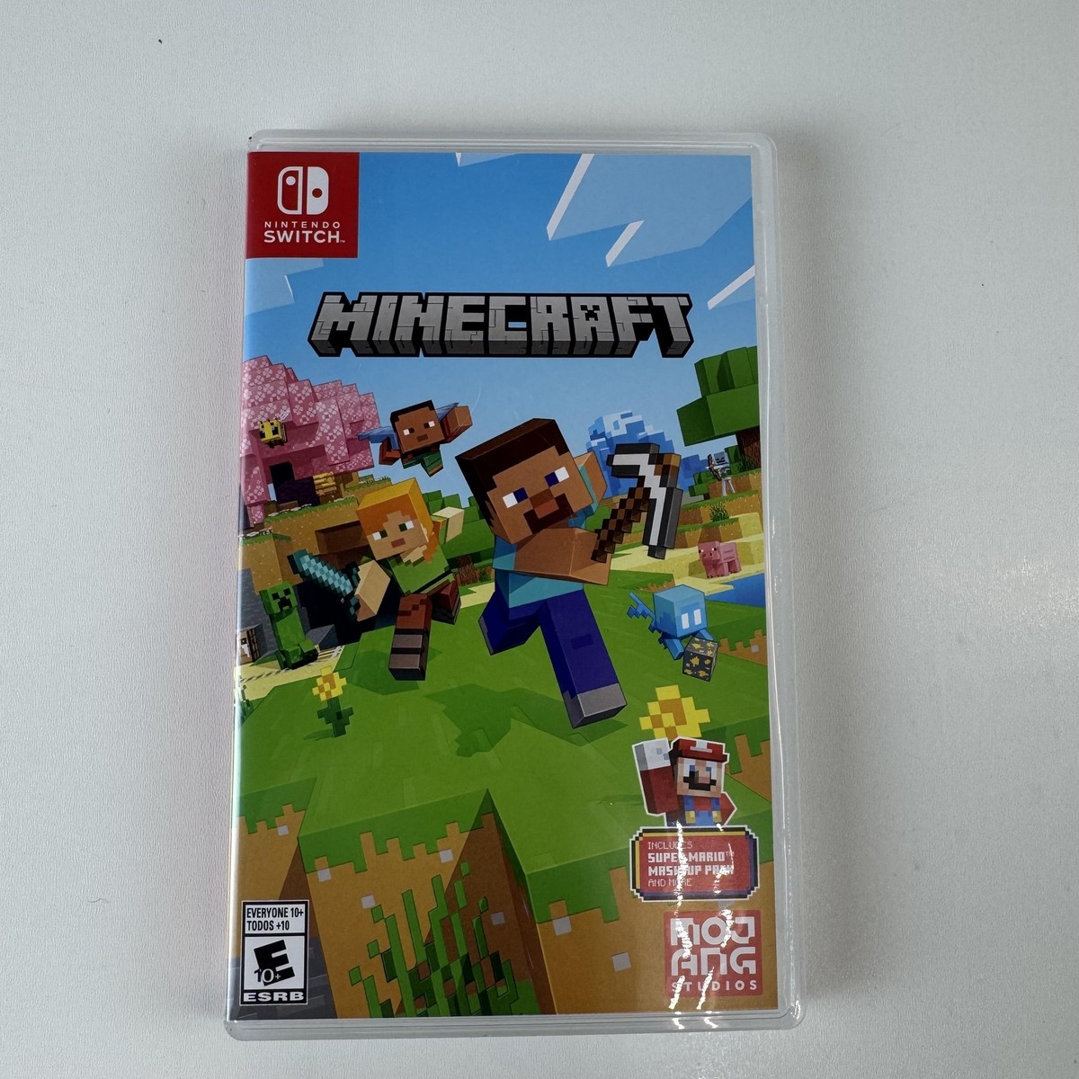 Minecraft Nintendo Switch Cartridge Case Mojang E10+ Super Mario