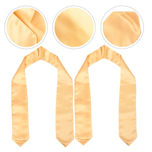 2 Stück Abschlusskleid Schärpen Abschluss Ehre Schärpe Unisex Uni Abschluss Stola - Bild 7 von 12