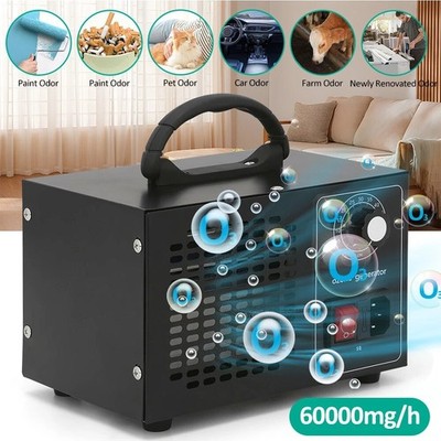 Ozongenerator Ozonisator 60000mg/h Ozon Luftreiniger Ozongerät Bausanierung NEU~