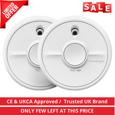 Home Fire Alarm Smoke Detector Fireangel Pack with Battery.
