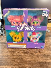 Furby Furblets Bub-Lee, Too-Koo, Hoo-Lah, Loo-Lay Figures with 45 Sounds