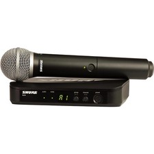 Shure BLX24/PG58 Handheld Wireless System with PG58 Capsule Band H10