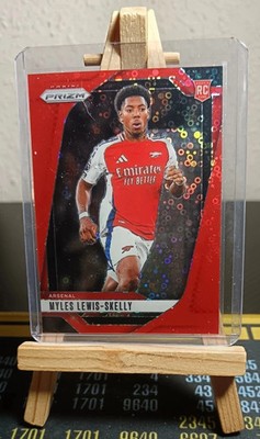 2024-25 Panini Prizm Premier League Breakaway Myles Lewis-Skelly RC Red /49