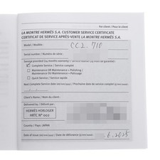 HERMES Cape Cod Dubrutur CC2.710 gray unisex Watches quartz Used Ginzo 5