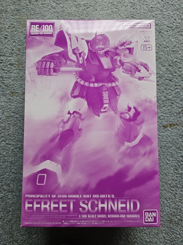 Premium Bandai Gundam Efreet Schneid RE/100 Rare US Seller 