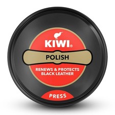 Kiwi Wax Shoe Polish 40 g Black Leather I FREE SHIPPING