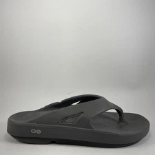 Oofos Ooriginal Flip Flops Mens Size 10 Womens Size 12 Gray Comfort Recovery