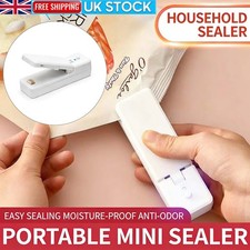 2 in 1 Mini Clip Bag Sealing Machine Package Sealer Bag Plastic Food USB Charge