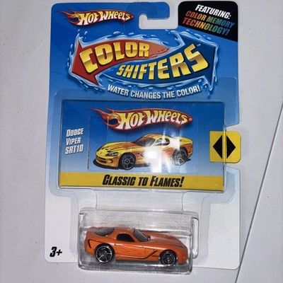 Hot Wheels Color Shifters Dodge Viper Srt10 Classic Flames 1/64