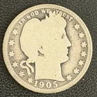 1905 O 25C Barber Quarter 90% Silver U.S. Coin