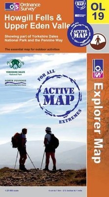 Howgill Fells and Upper Eden Valley (OS ... by Ordnance Survey Sheet map, folded