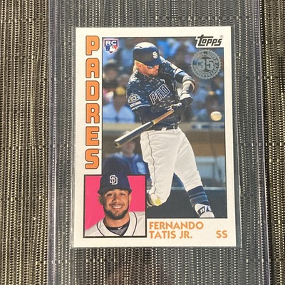 2019 Topps Update Fernando Tatis Jr. Rookie Box Topper 1984 RC #84BT-21 Oversize