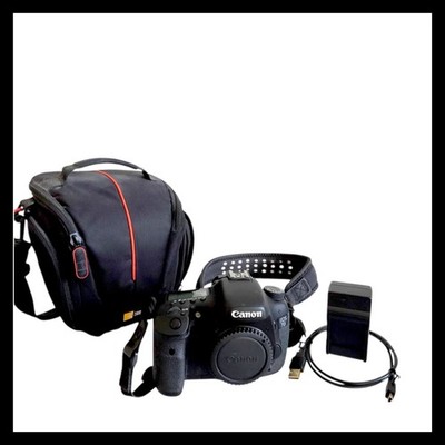 Canon EOS 7D 18.0 MP Digital SLR Camera Black (Body Only) shutter @10523