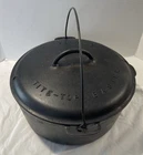 Vintage Cast Iron Griswold No. 10 Lid Tite-Top Baster Wagner Ware Sidney Dutch
