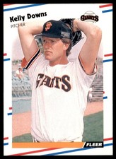 1988 Fleer #80 Kelly Downs